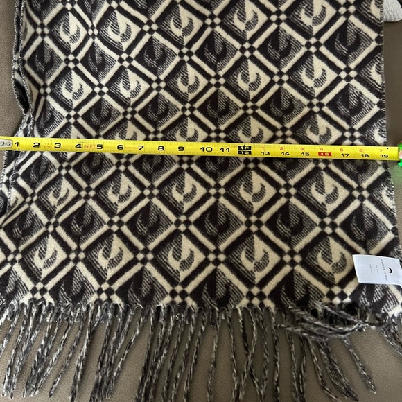NWT Marine Serre Brown Wool Scarf - Picture 4 of 10